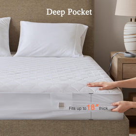 Beautyrest five-heat-settings controller enables customizable warmth.