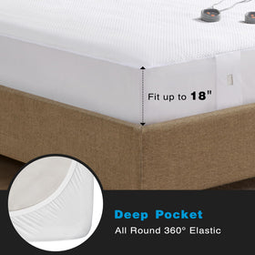 UL certified safety and low EMF design on Beautyrest heated pad