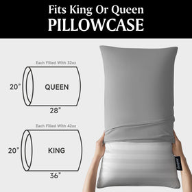 Beautyrest Luxury Goose Feathers pillow detail stitching highlights durable construction.