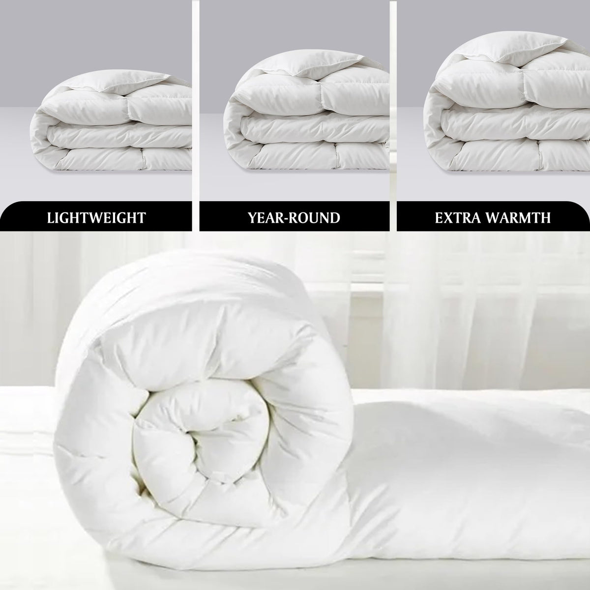 Beautyrest luxury hotel-style comforter, ideal as a gift or home upgrade.
