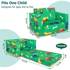 Beavtaens Kids Couch lightweight design enables easy moving