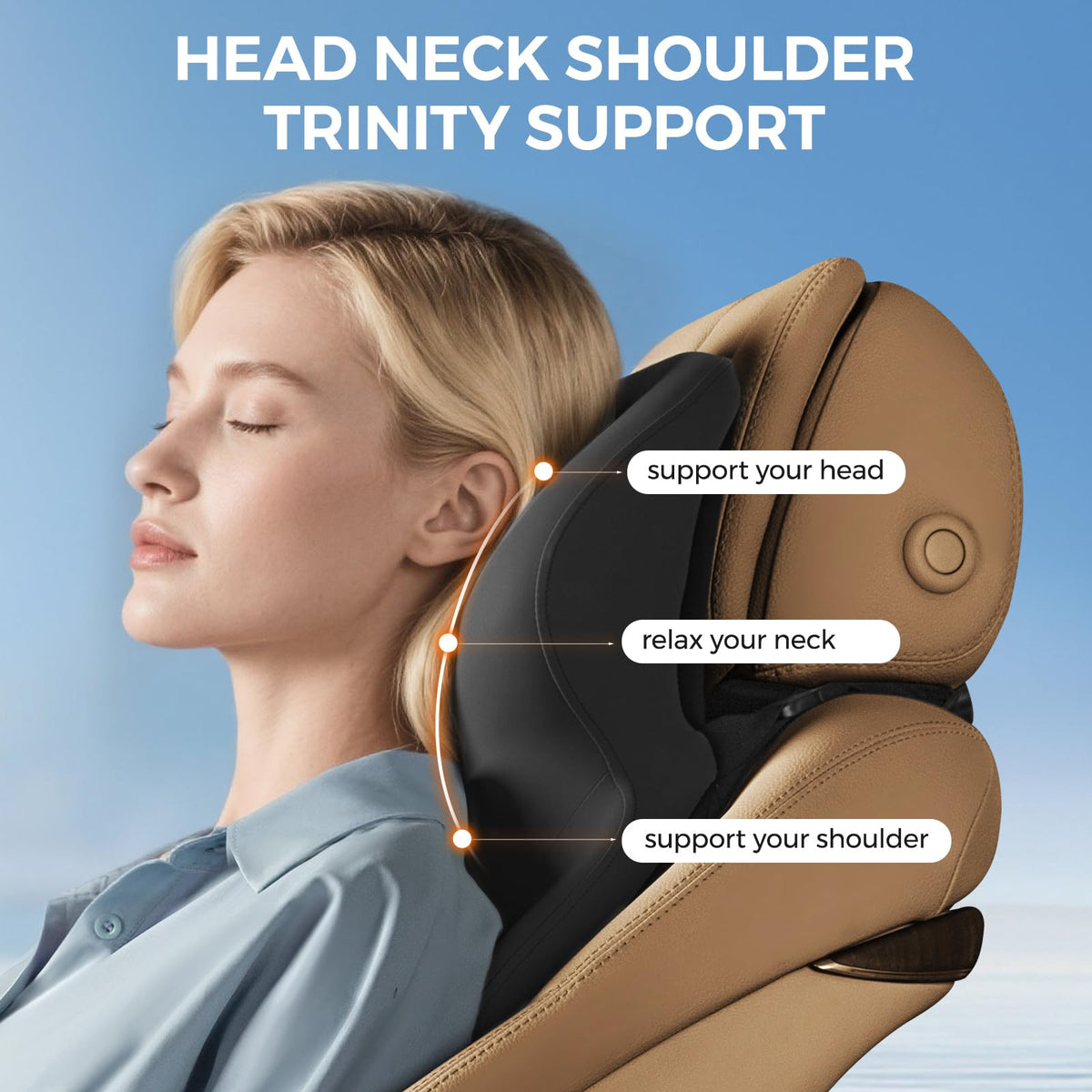 BEBAS breathable cover stays cool and is machine-washable for easy care