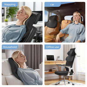 BEBAS travel-friendly pillow is ideal for commutes and road trips