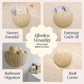 BEBE BASK wall flower display with Lola basket