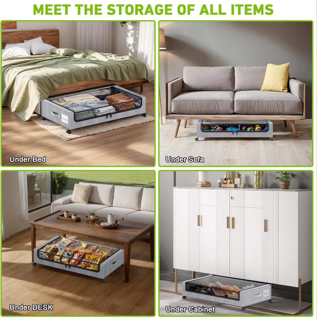 Beborxue sturdy metal frame supports heavy storage and long-term use.