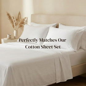 Beckham Hotel Collection bedroom look with white pillowcases for hotel-inspired look