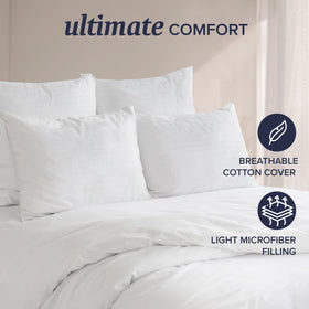 Beckham Hotel Collection euro packaging rectangular indicates efficient packaging and easy unpacking.