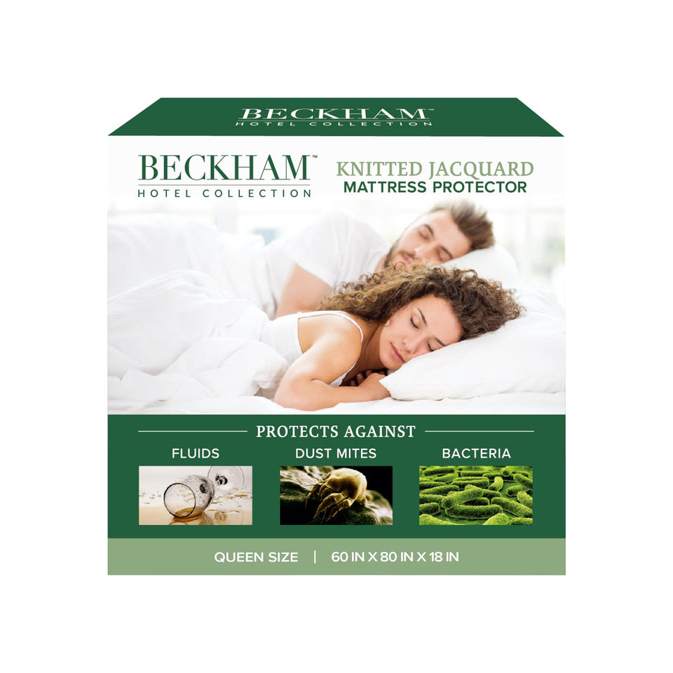 Beckham Hotel Collection mattress protector with viscose surface for a smooth, breathable feel