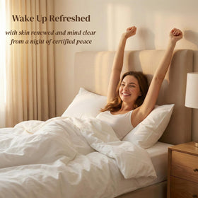 Beckham Hotel Collection OEKO-TEX certified pillowcase for safety and quality.