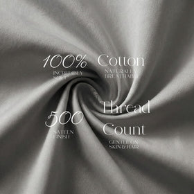 Beckham Hotel Collection pillowcase with soft, silky texture for luxurious sleep.