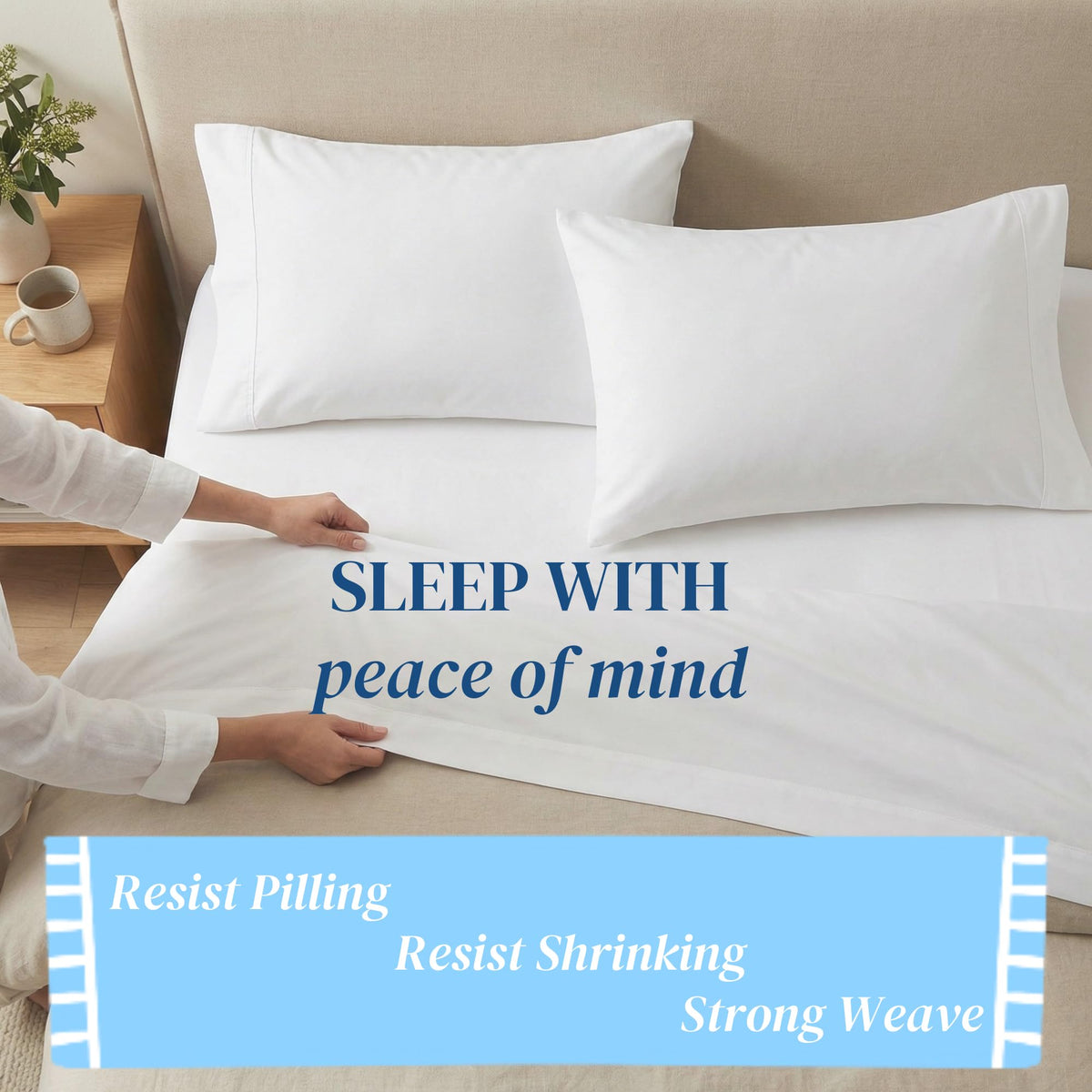 Beckham Hotel Collection queen-size 2-pack fits standard and queen pillows