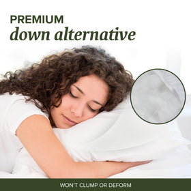 Beckham Hotel Collection premium fabric is breathable for a cooler night.