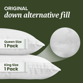 Beckham Hotel Collection Summer Sanctuary Queen Pillow ideal for side sleepers seeking neck alignment.