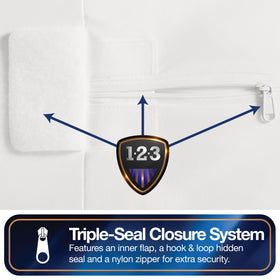 Bed Bug Blocker interior barrier flap supports secure triple-seal closure.