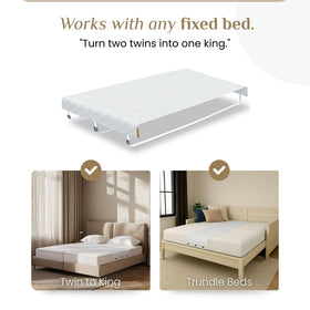 Bedbinder DeLuxe reinforces mattress connection for night-after-night stability