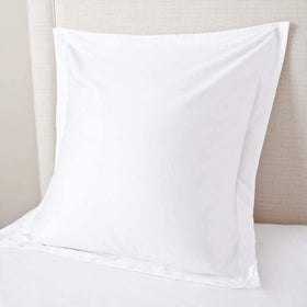 Beddingstar Euro Sham cover front view shows clean white bedding aesthetic.