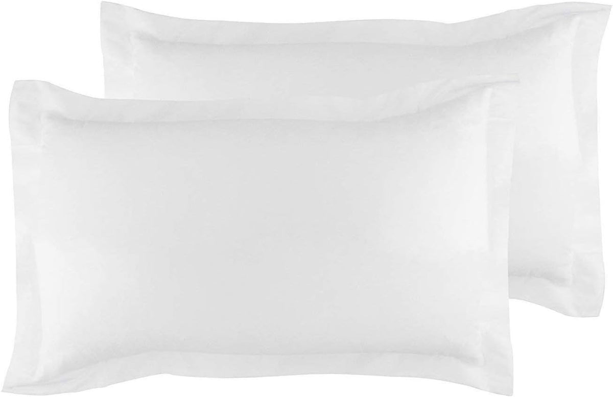 Beddingstar king pillow shams 20x36 white offer soft, breathable nightly comfort.
