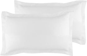 Beddingstar king pillow shams 20x36 white offer soft, breathable nightly comfort.