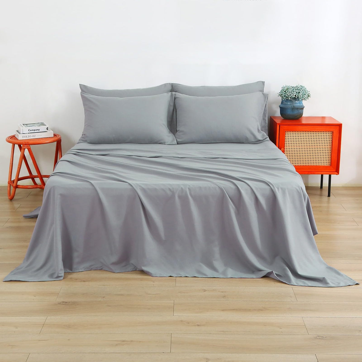 Bedecor air mattress sheet set queen fitted deep-pocket ensures stable fit