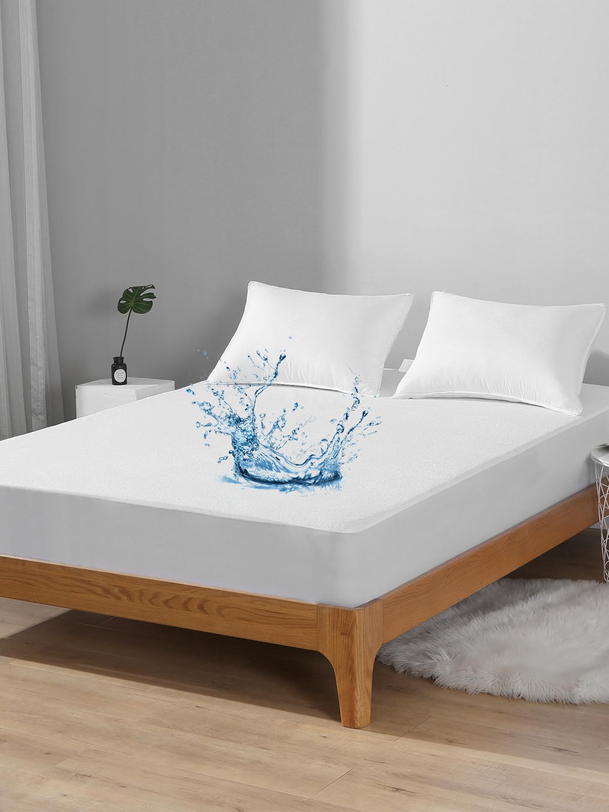 Bedecor cotton terry top layer delivers soft, durable comfort.
