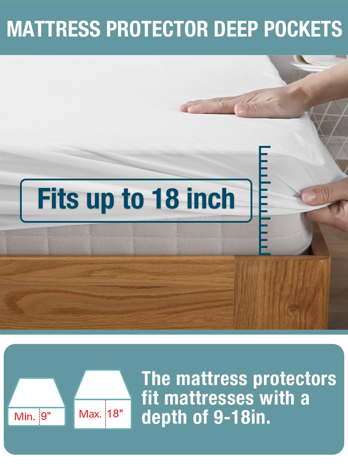 Bedecor noiseless design keeps bedtime quiet and peaceful.