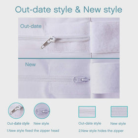 Soft, breathable fabric is showcased for comfortable, uninterrupted sleep