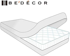 Close up of waterproof layer demonstrates liquid protection for the mattress
