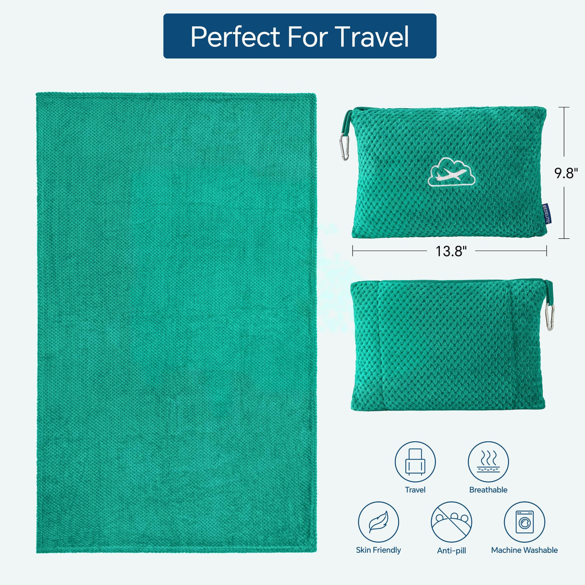 BEDELITE backpack clip keeps hands free during travel.