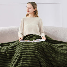 BEDELITE couch snuggle blanket ideal for naps and TV time.