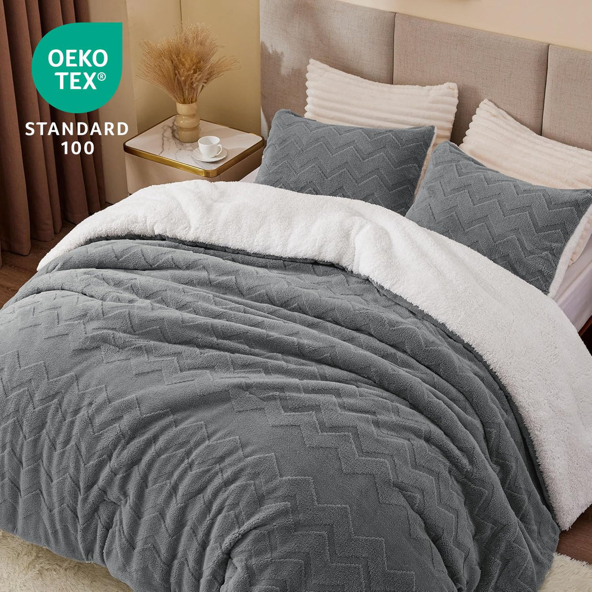 BEDELITE easy-care bedding is machine-washable for simple upkeep.
