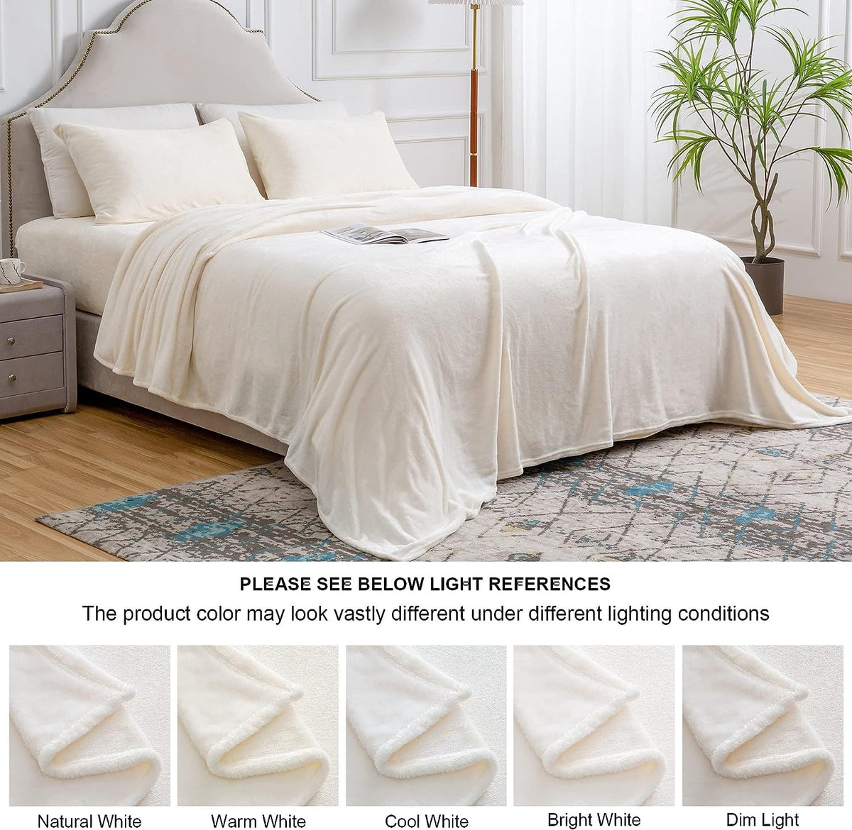 BEDELITE winter cozy setup queen white suggests instant comfort on cold nights.