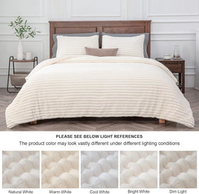BEDELITE comforter details and stitching emphasizing durability