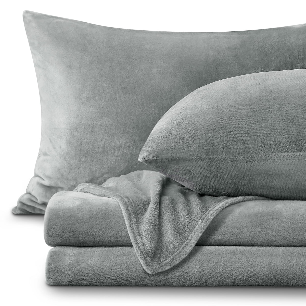 BEDELITE fleece queen fitted sheet with a deep pocket fits mattresses up to 16 inches.