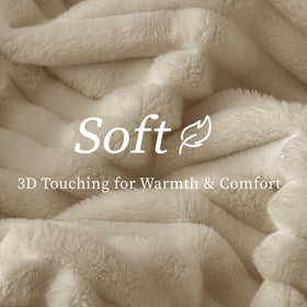 BEDELITE fleece throw on couch enhances nap time or TV binge comfort.