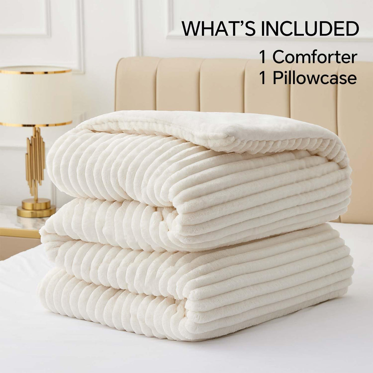 BEDELITE pillowcase included, coordinating detail for complete coverage