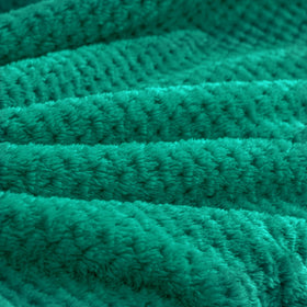 BEDELITE blanket doubles as light improvised pillow when folded.