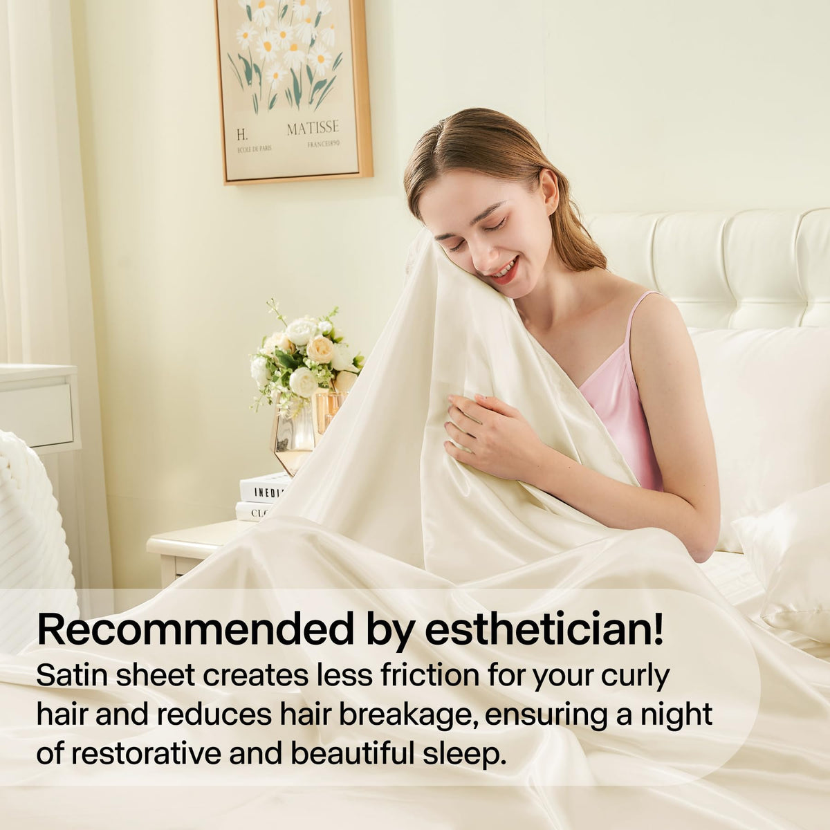 BEDELITE king size deep-pocket fitted sheet fits up to 15 inches