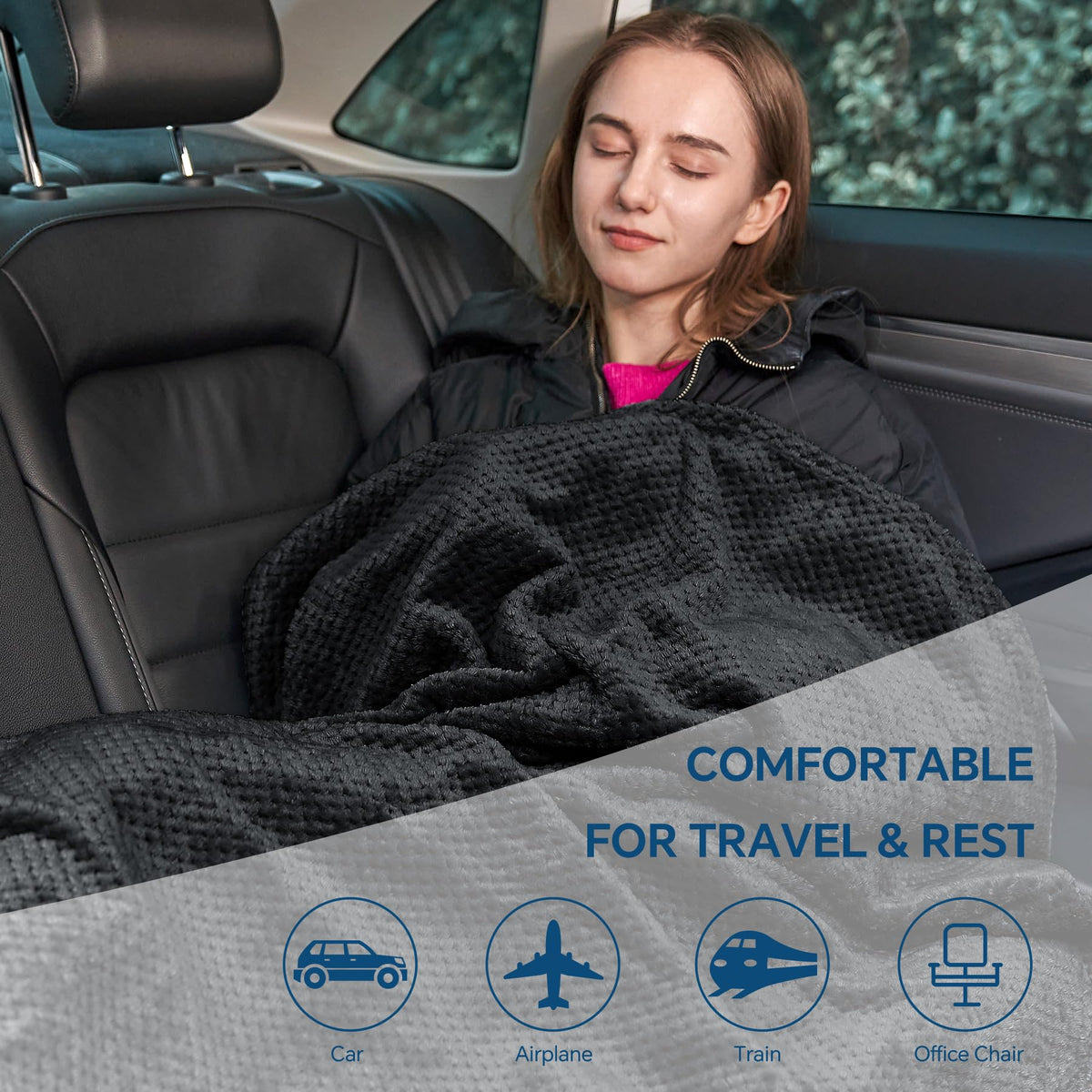 Machine-washable BEDELITE blanket stays soft after washing.