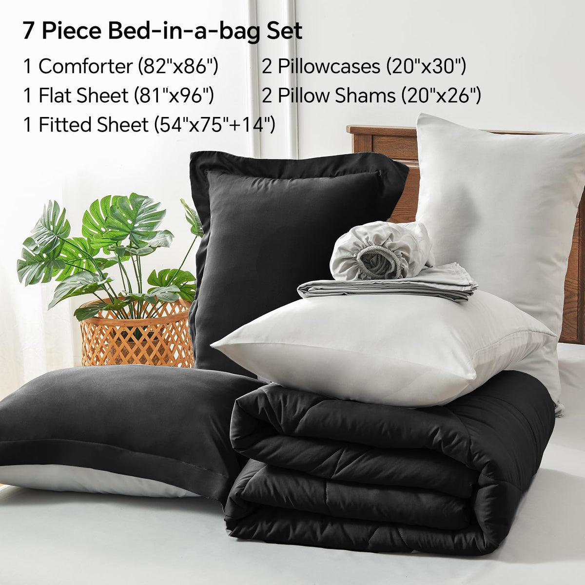 BEDELITE pillow shams 20x26 add a polished, hotel-like finish.