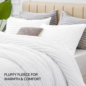 BEDELITE queen-size comforter shown for winter-ready bedding.