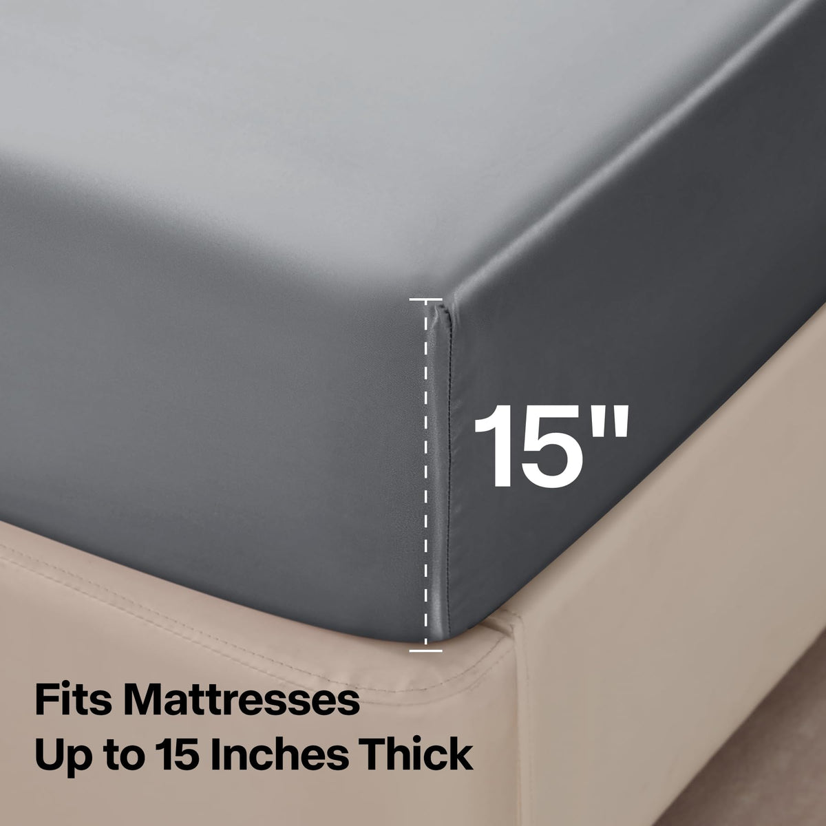 BEDELITE satin sheets bedroom decor setup displaying vibrant color and chic vibe.