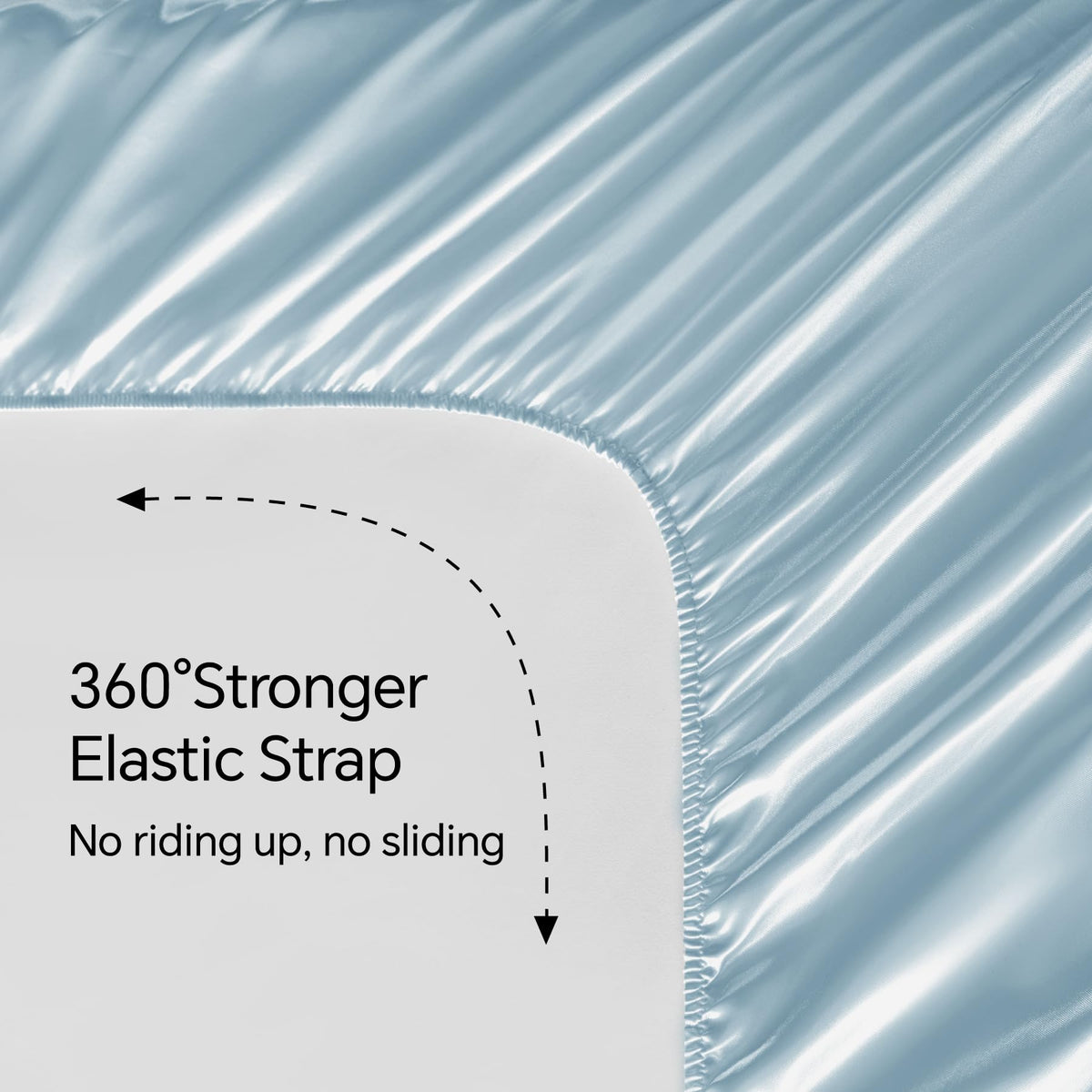 Close-up of BEDELITE satin finish showing velvety texture and shine
