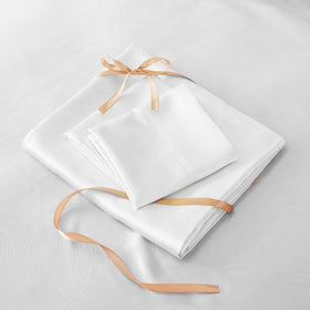Close-up of BEDELITE satin weave showing luxurious luster