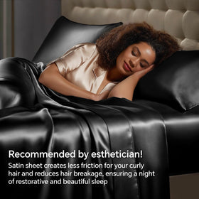 BEDELITE satin sheets resist pilling and fading for long-lasting beauty.