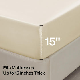 BEDELITE satin sheets in vibrant color that lasts wash after wash