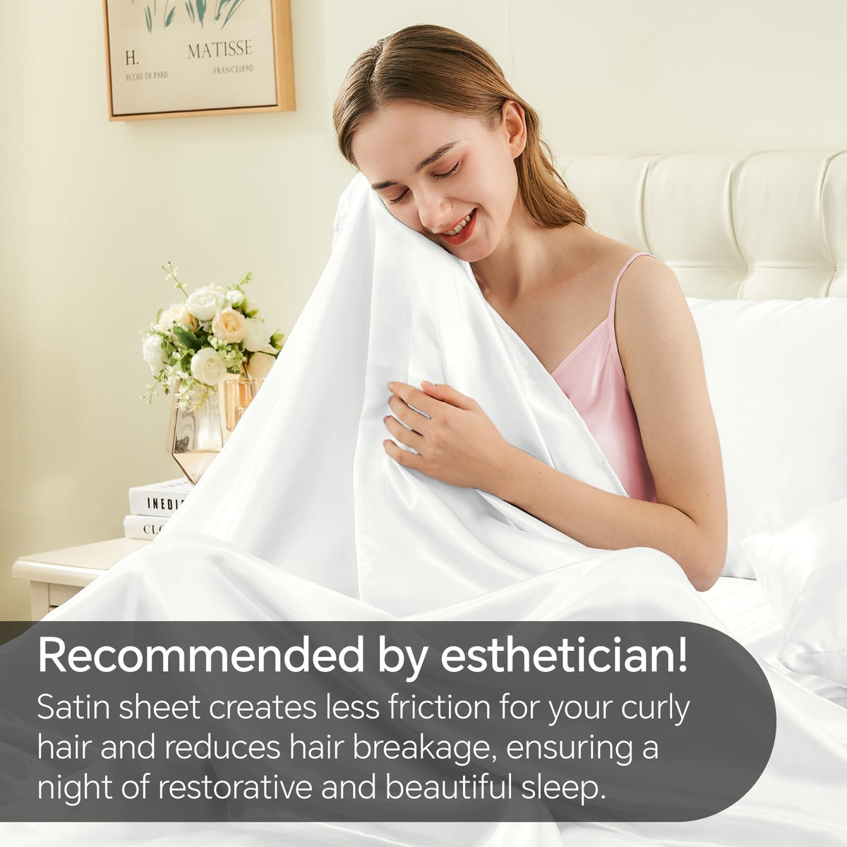 BEDELITE pillowcase set reducing tugging for smooth morning hair