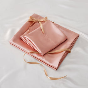 BEDELITE satin care guide showing easy washing and color maintenance