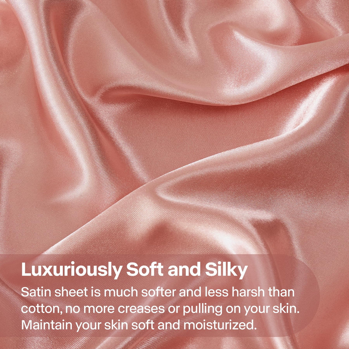 BEDELITE satin pillowcases reducing hair friction for untangled mornings