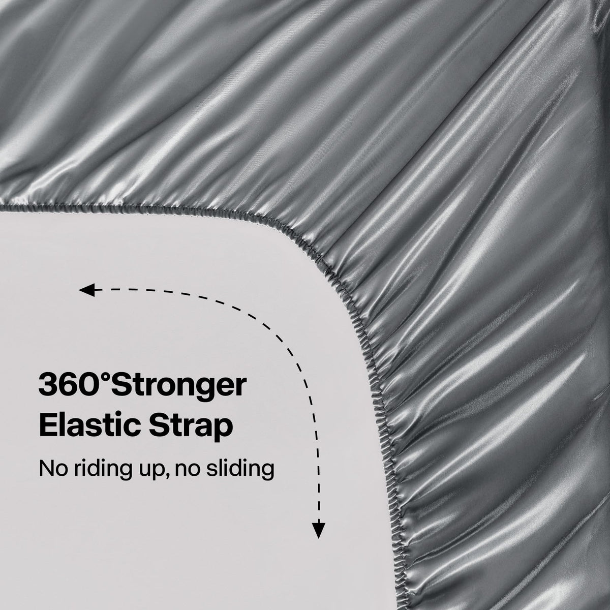 BEDELITE satin pillowcases 20x40 for gentle contact with hair and skin.
