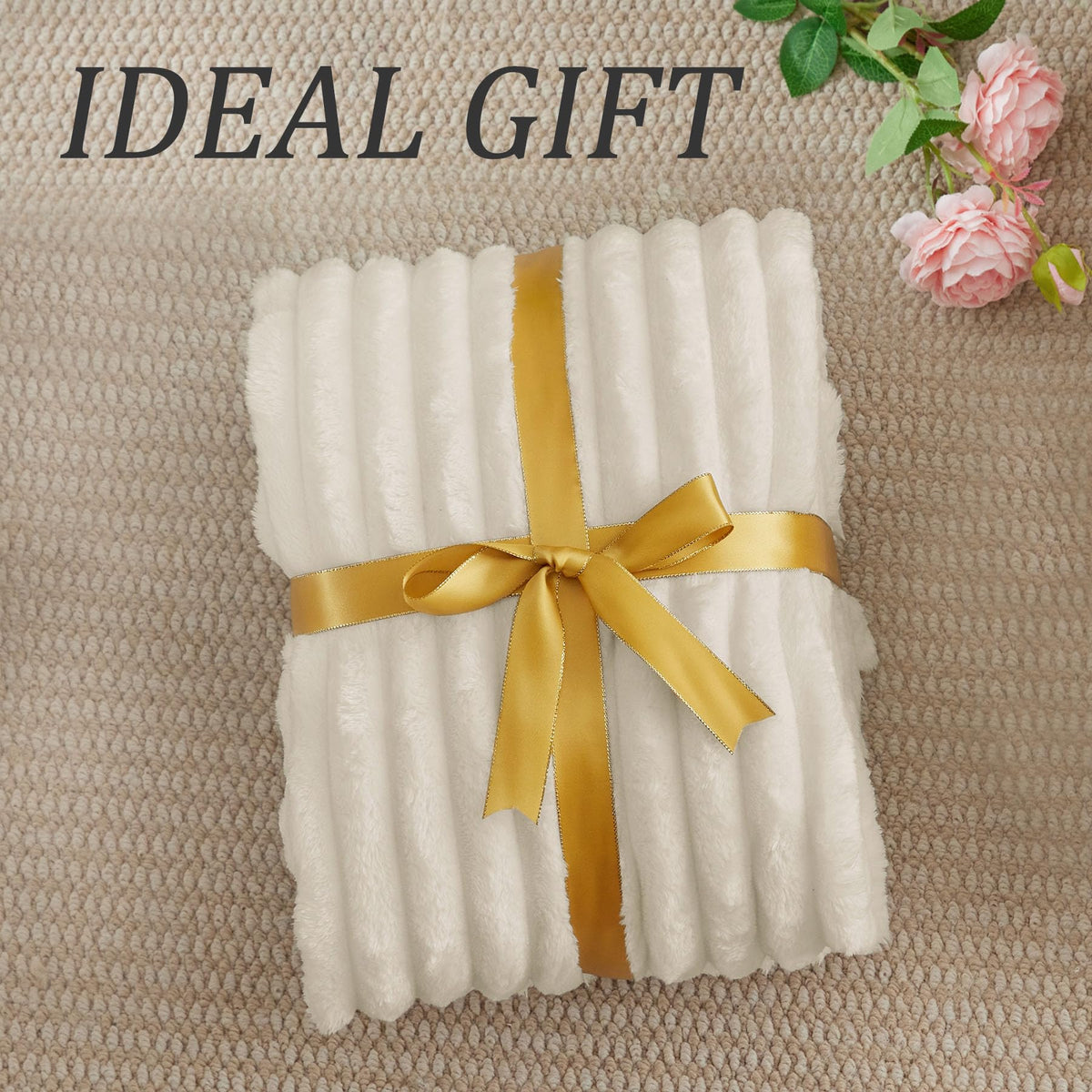 BEDELITE striped texture decor accent on bed or couch